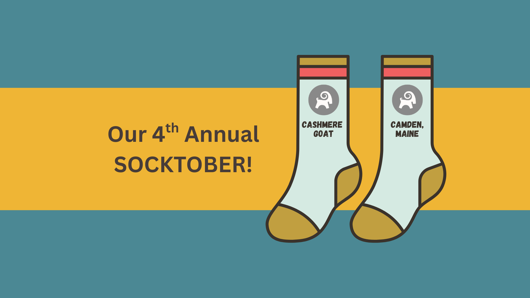 🧦 Socktober is Back — Join Us for Our 4th Annual Socktober! 🧦