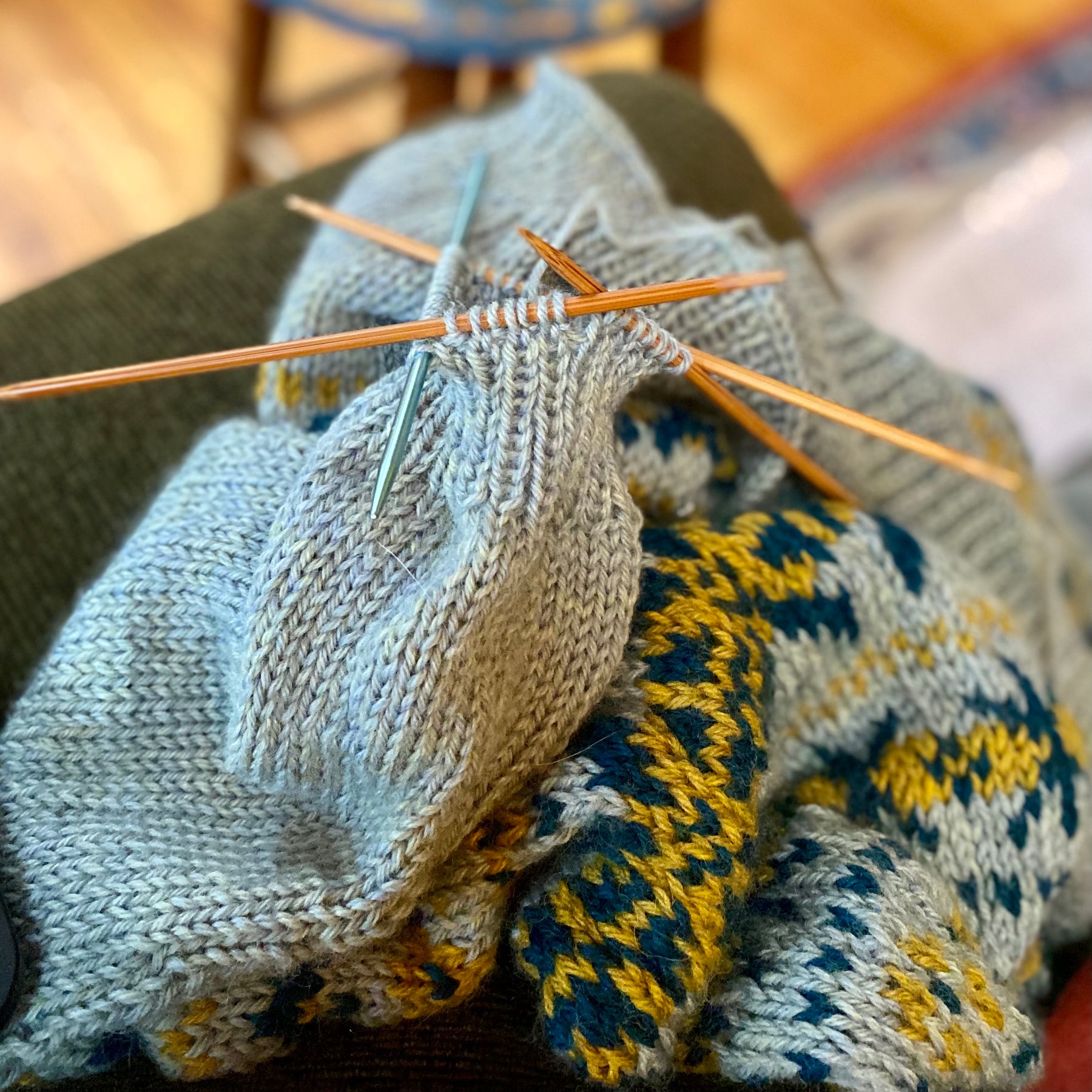 Wintertime Sweater Knitting and a bit of a reset.