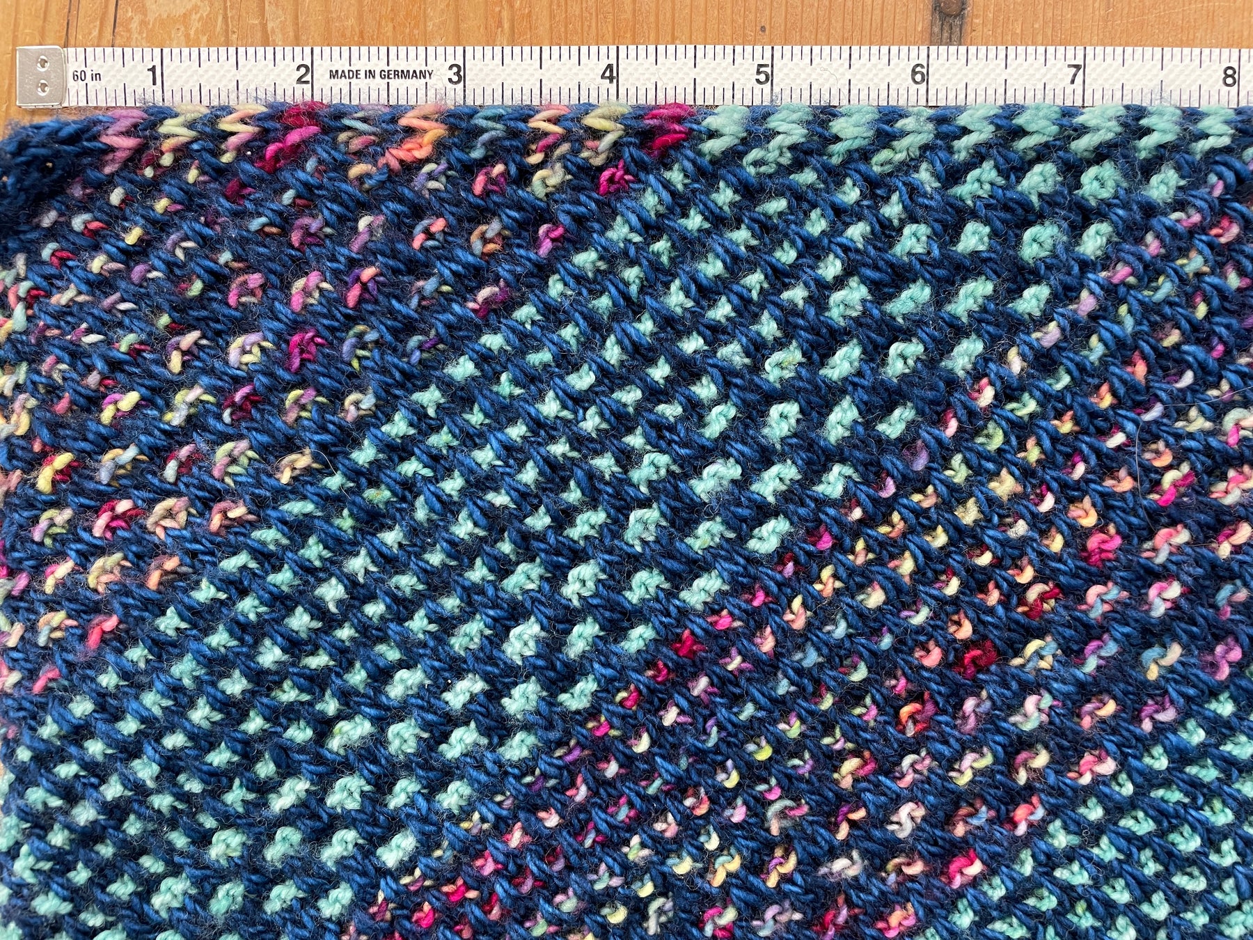 New twist on a gauge swatch — “You can just start knitting!”