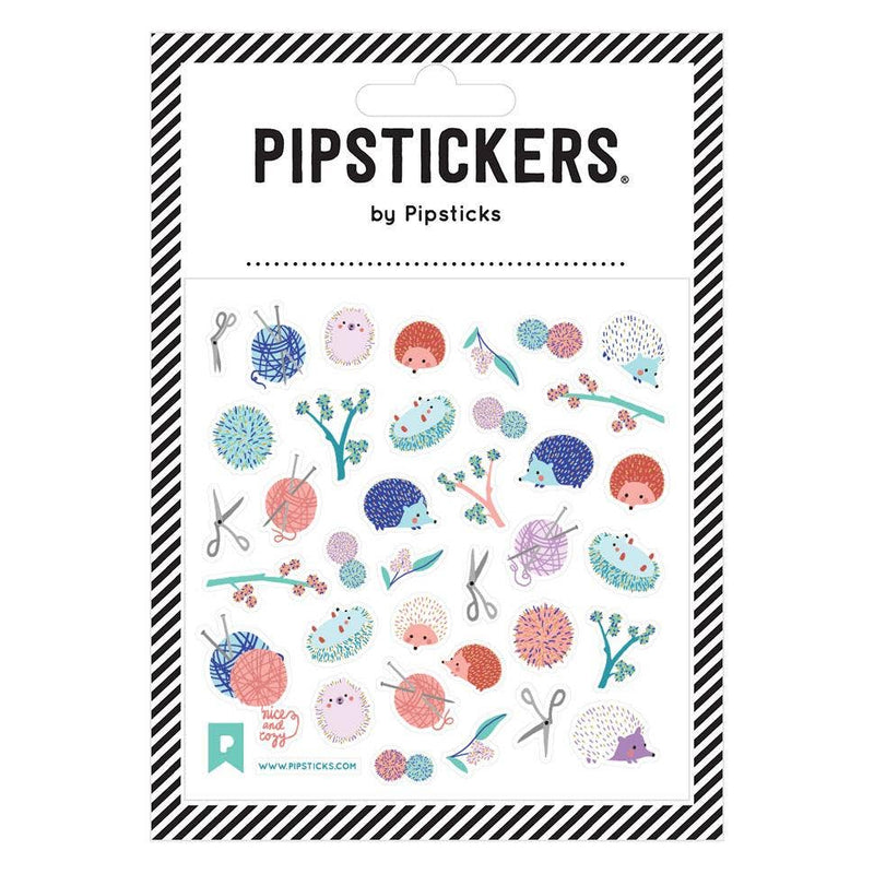 Knittin' Hedgies Stickers