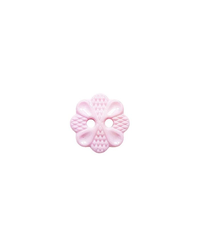 POLYAMID-KNOPF MIT 2 LÖCHERN - GRÖSSE: 13 MM - FARBE: ROSA - ART.-NR.: 223049
