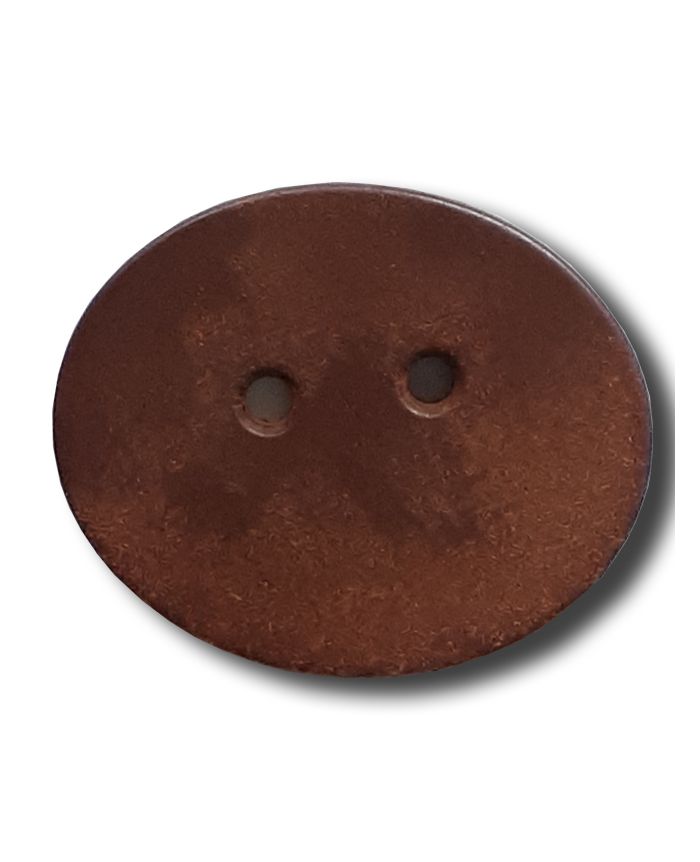 Brown Oval Button 1 Inch 341267