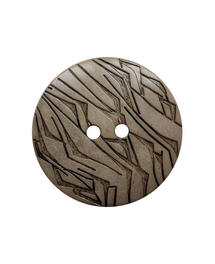 Brown Button Polyamide 23mm 342027