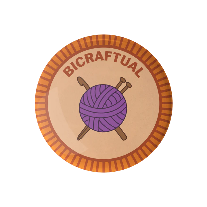 Craft Merit Badge Pins by Camp Stitchwood