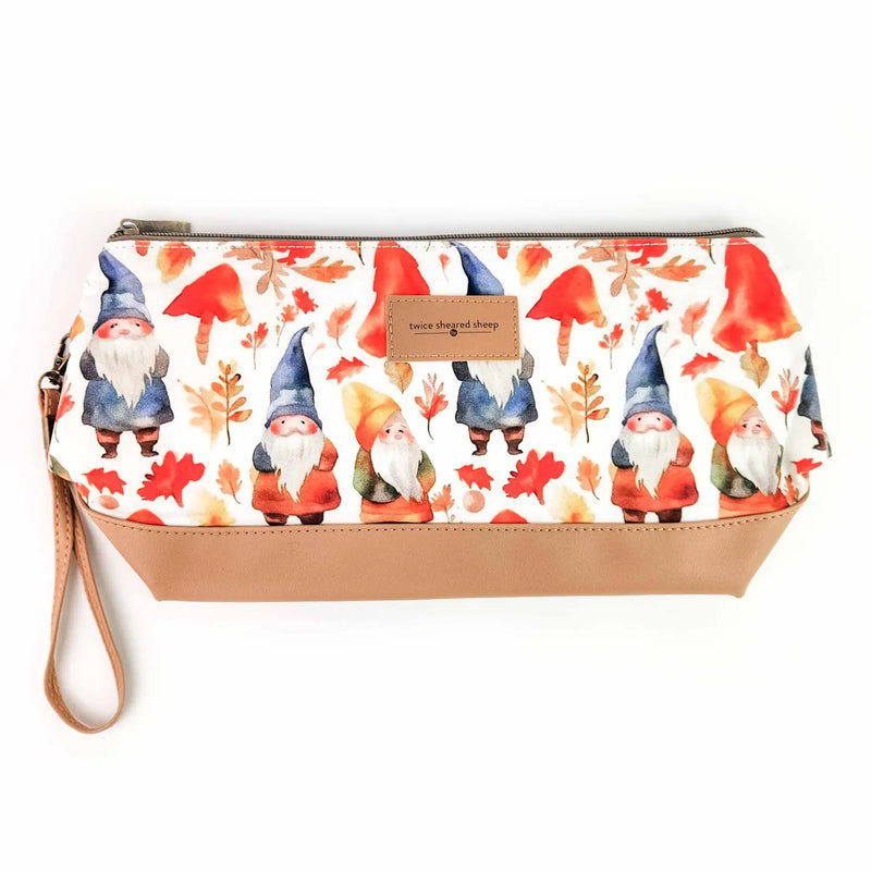 Gnome Friends Trinity Bag – Medium Zippered Project Bag