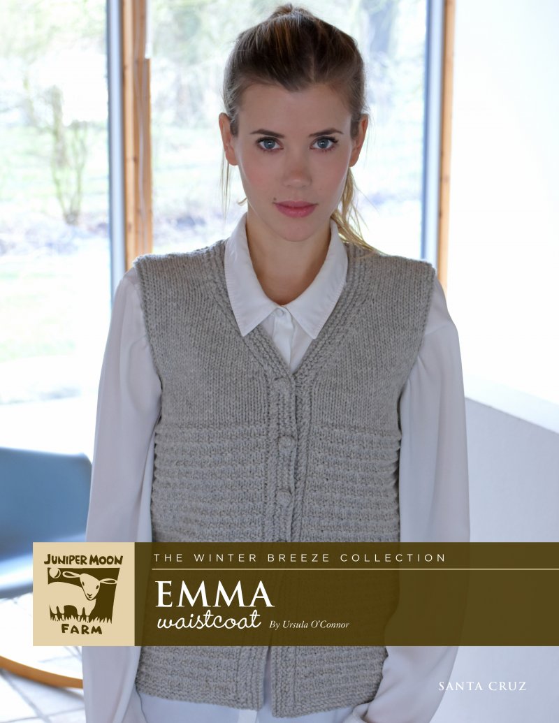 Emma Waistcoat Pattern by Ursula O Connor Cashmere Goat