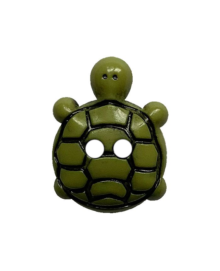 Grøn skildpadde knap 3/4 tommer 311128