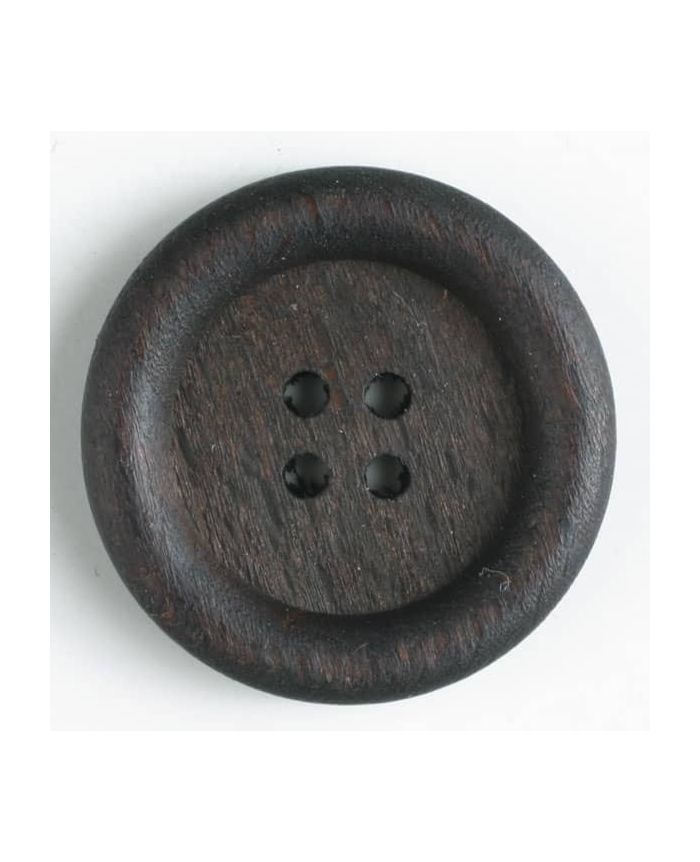 wood button - Size: 18mm - Color: brown - Art.-Nr.: 241038