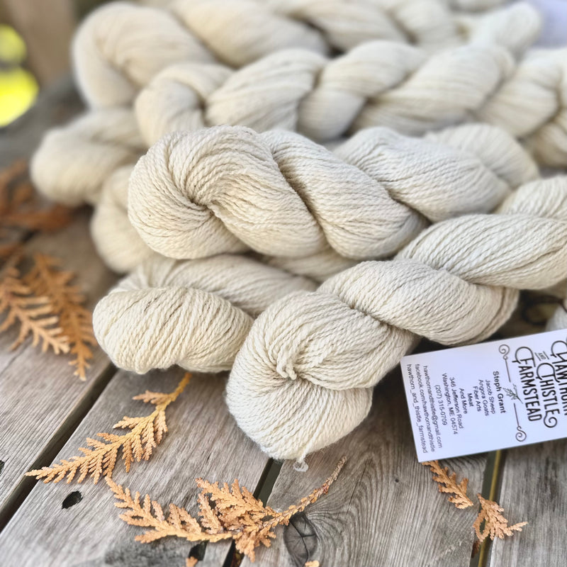 Lambs Wool and Kid Mohair from Hawthorn And Thistle Farmstead