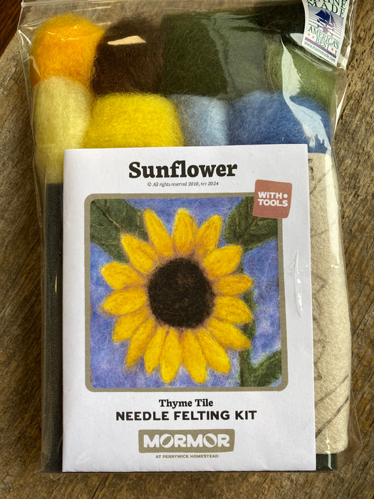 Thyme Tiles Needle Felting Kit w/ Tools from Mormor