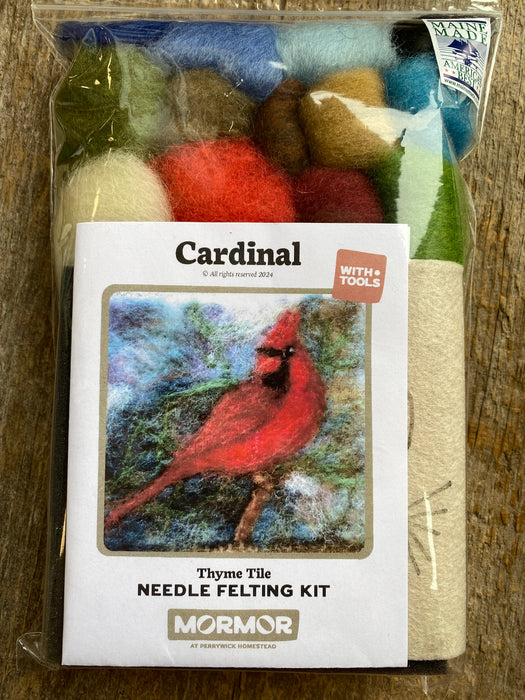 Thyme Tiles Needle Felting Kit w/ Tools from Mormor