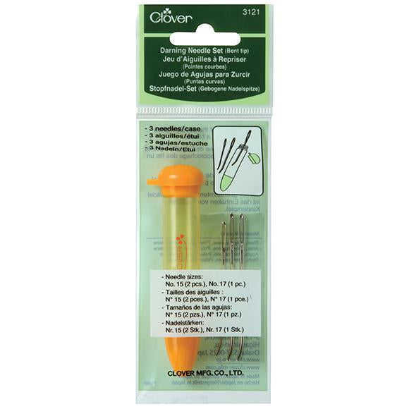 Chibi Darning Needle Set Bent Tip (yellow) 3121