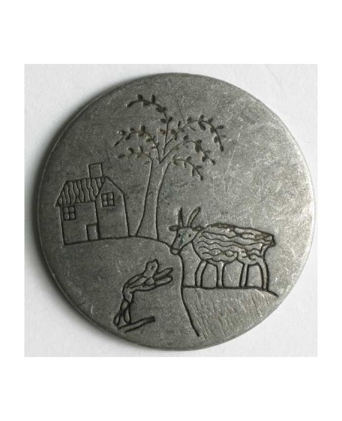 Metal Cottage og fåreknap 20mm 300585 ^