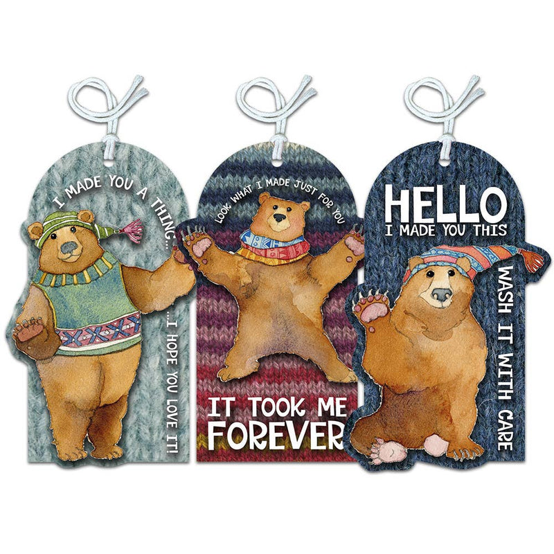Emma Ball Ltd - Woolly Bears . Crafting Tags