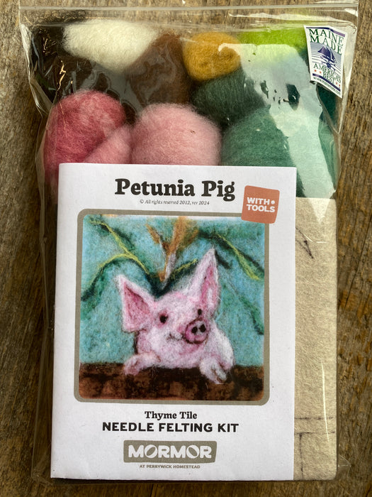 Thyme Tiles Needle Felting Kit w/ Tools from Mormor