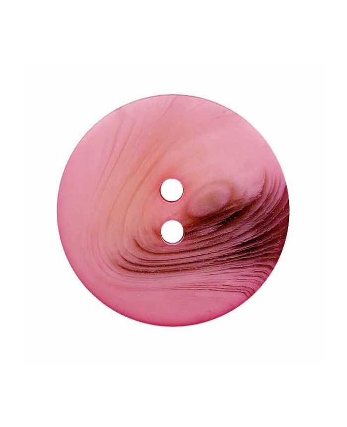 polyester button round shape marbled with 2 holes - Size: 25mm - Color: pink - Art.No.: 372103