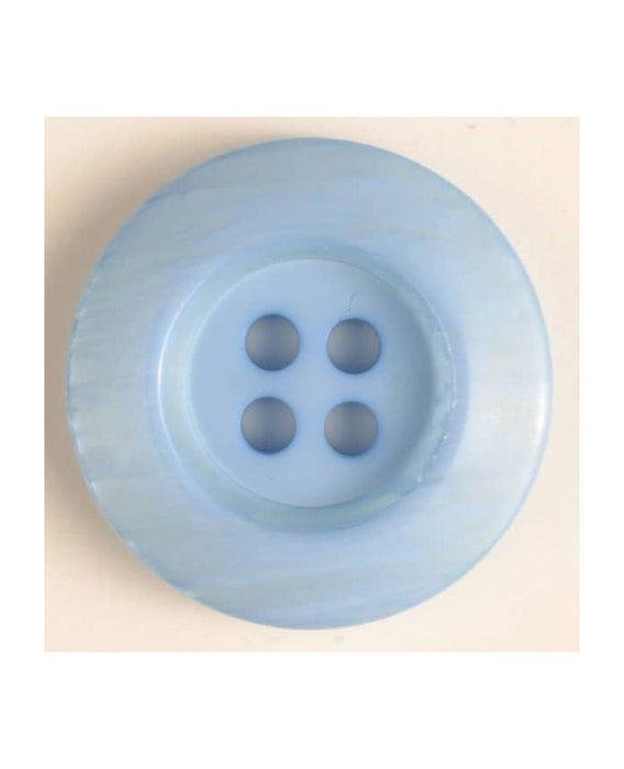 Baby Blue Shiny Button 3/4 Inch 330635 ^