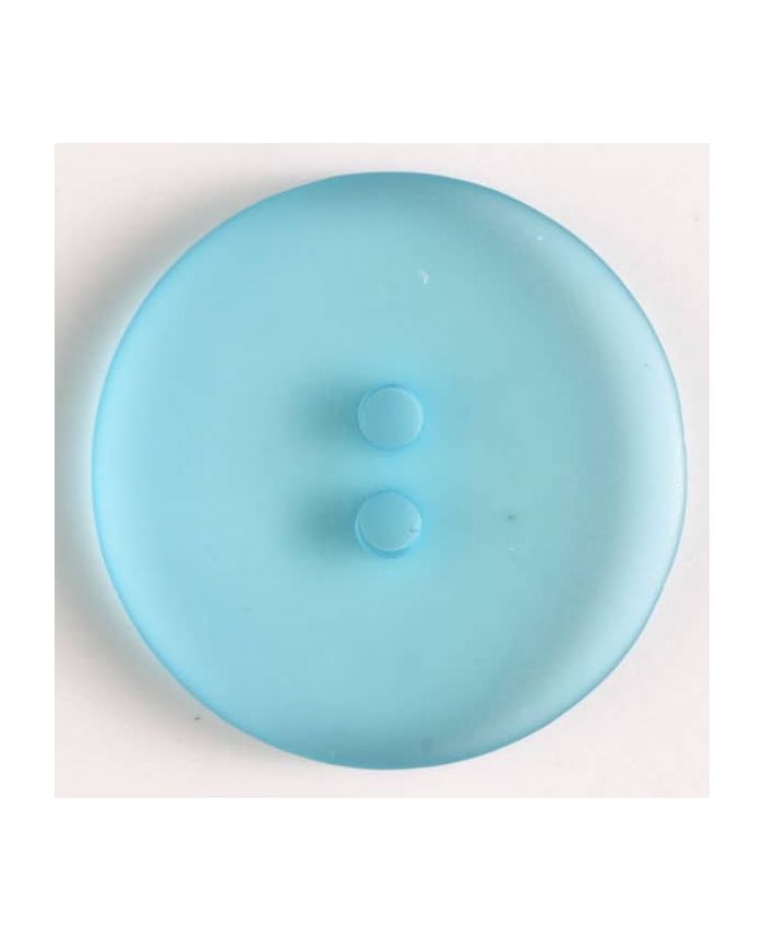 transparent polyester button - Size: 23mm - Color: green - Art.No. 330839