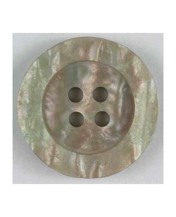 polyester button - Size: 15mm - Color: beige - Art.No. 211226