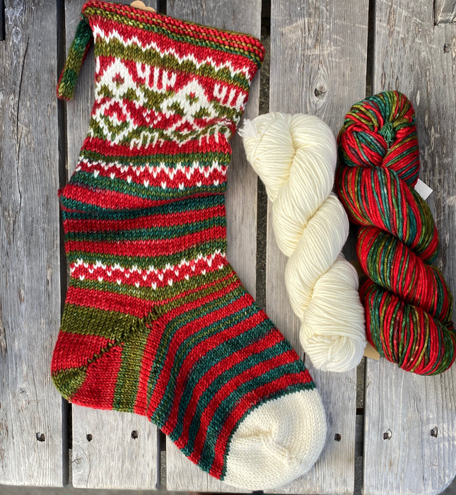 Baba Noel Stocking Kit from Urth Yarns