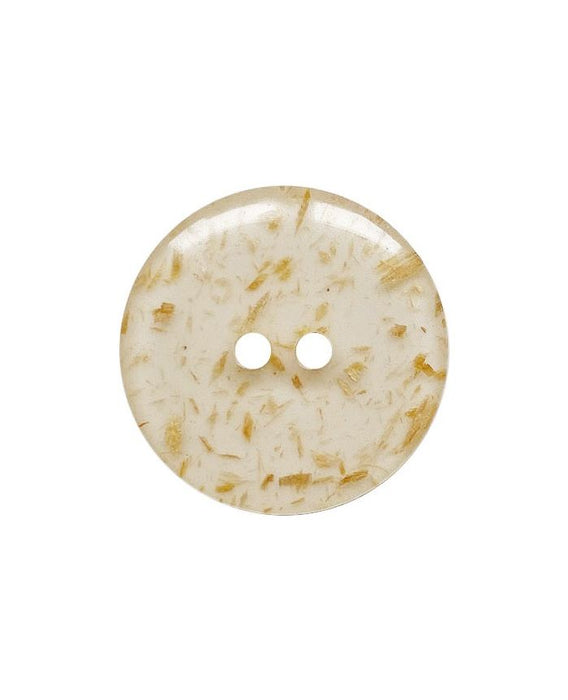 POLYESTER BUTTON WITH 2 HOLES - SIZE: 23MM - COLOR: BEIGE - ART.NO.: 343000