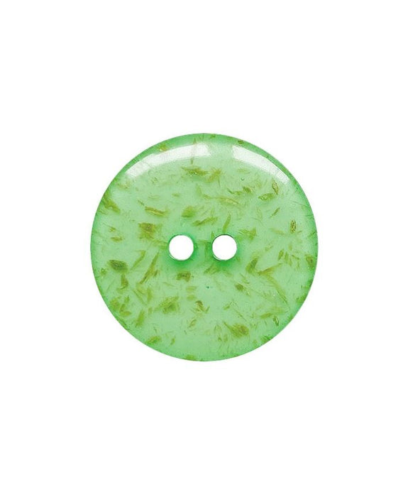 Green Polyester Button 343005