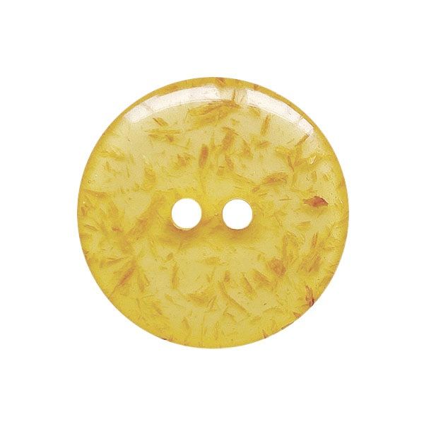 Yellow Polyester Button With 2 Holes 343009