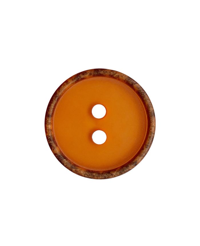Runder orangefarbener Knopf 20 mm 335014