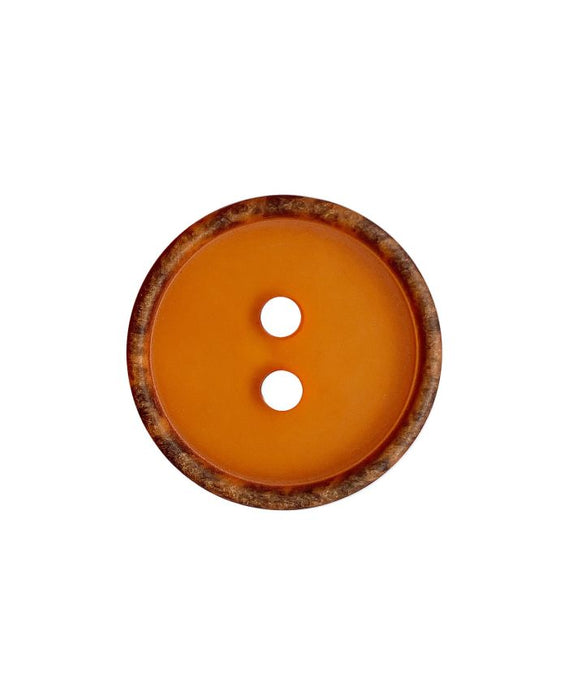 Round Orange Button 20mm 335014