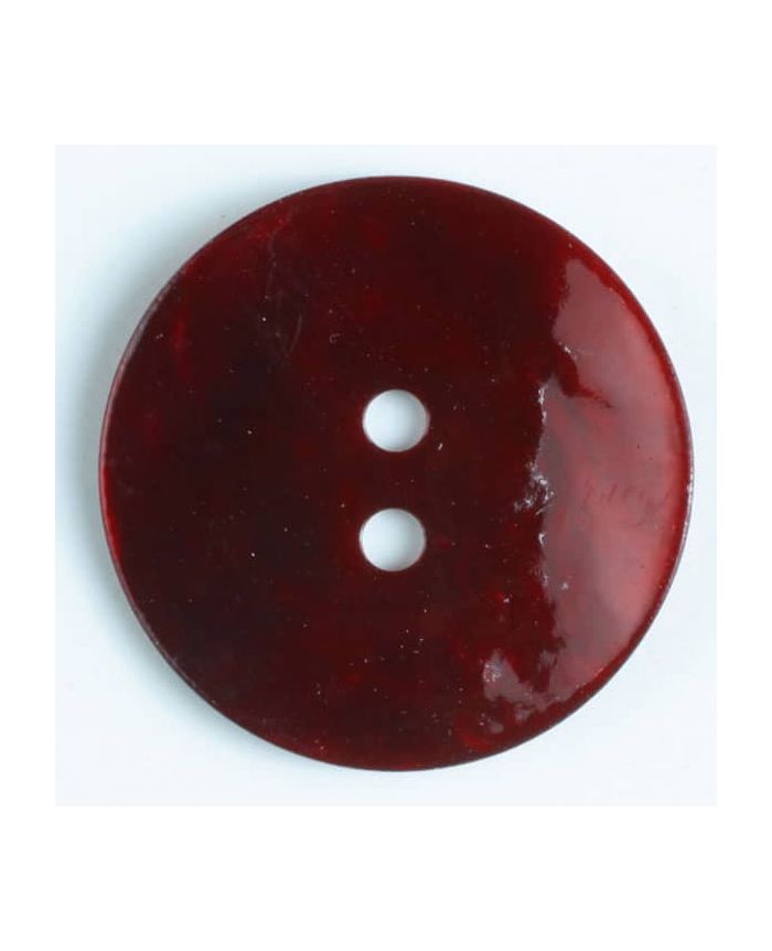 natural pearl button - Size: 20mm - Color: wine red - Art.-Nr.: 340702