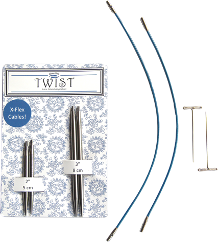 ChiaoGoo - 2" &amp; 3" TWIST Short Combo Pack - Austauschbare Nadelspitzen