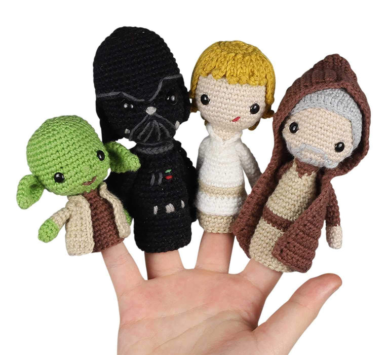 Star Wars Crochet Finger Puppets (Kit)