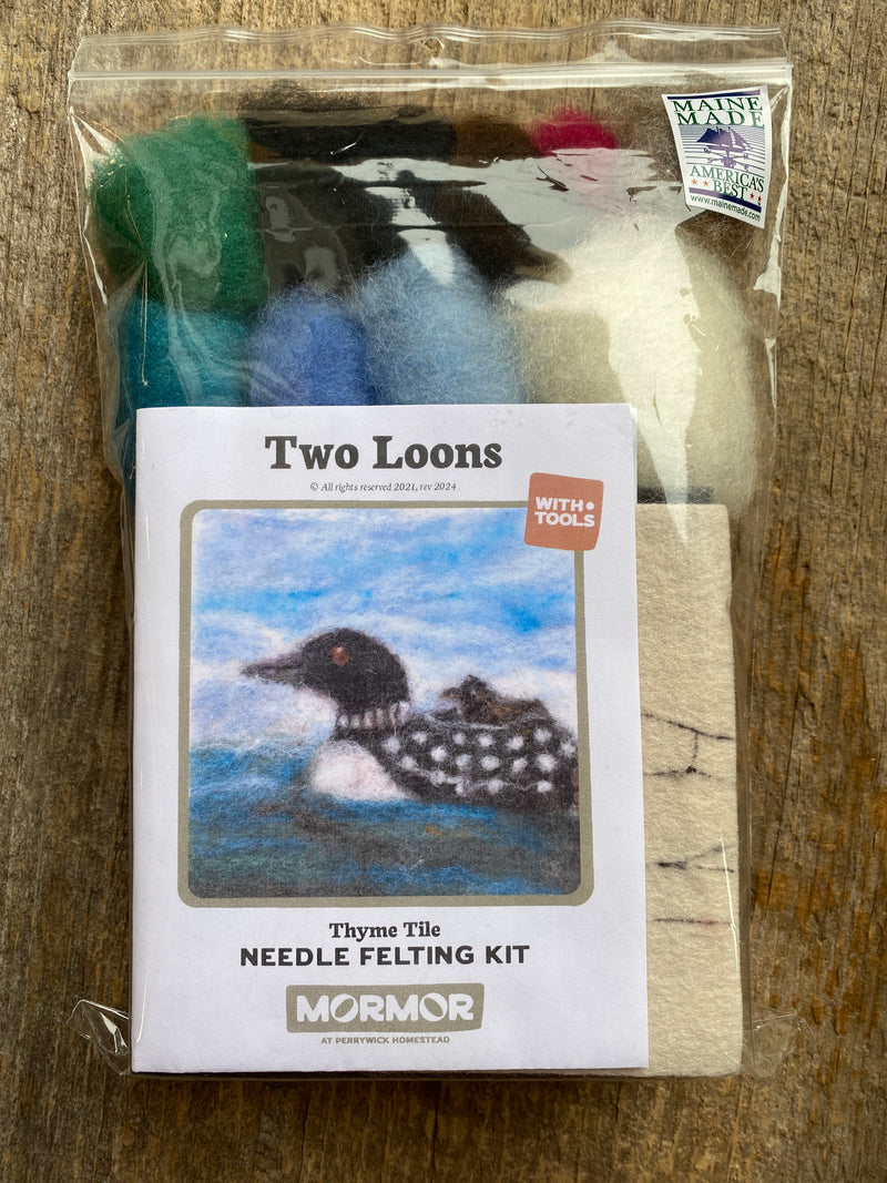Thyme Tiles Needle Felting Kit w/ Tools from Mormor
