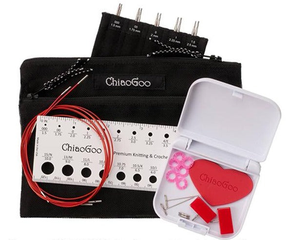 ChiaoGoo - 2" &amp; 3" TWIST Shortie Set Mini - US 0-3 (2 mm-3,25 mm) AF ChiaoGoo 