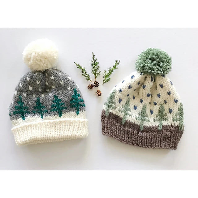 Pine Tree Hat from Yankee Knitter