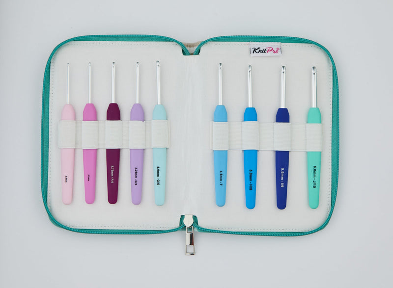 KnitPro - Waves 2.0 - Hæklenåle Deluxe Sæt