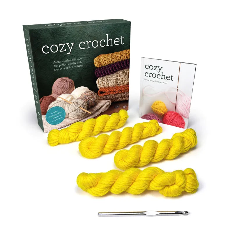 Cozy Crochet Kit: Master Crochet Skills and Fun Projects Easily with Step-by-Step Instructions