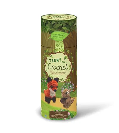 Teeny Tiny Crochet Kit: Stitch 6 Soft-and-Sweet Woodland Creatures