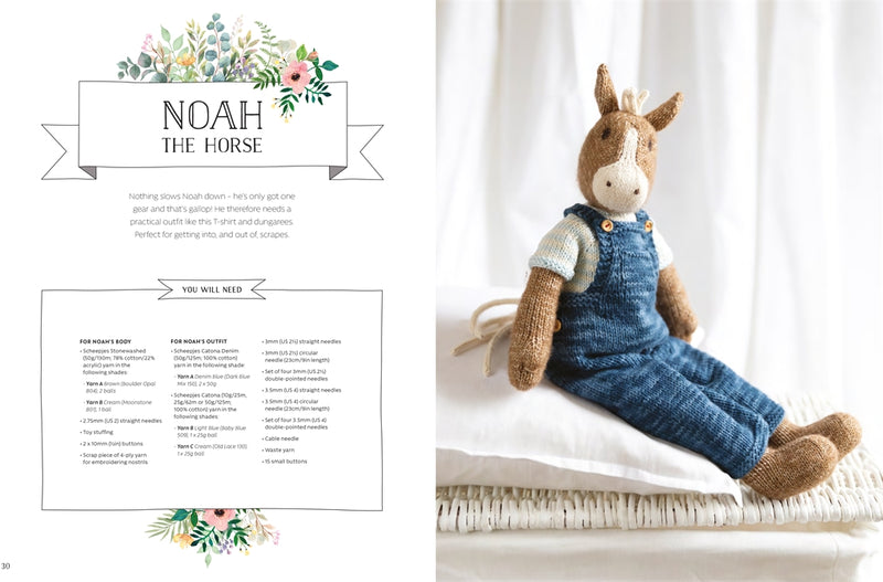 Knitted Animal Friends: Over 40 Knitting Patterns for Adorable Animal Dolls, Their Clothes and Accessories by Louise Crowther