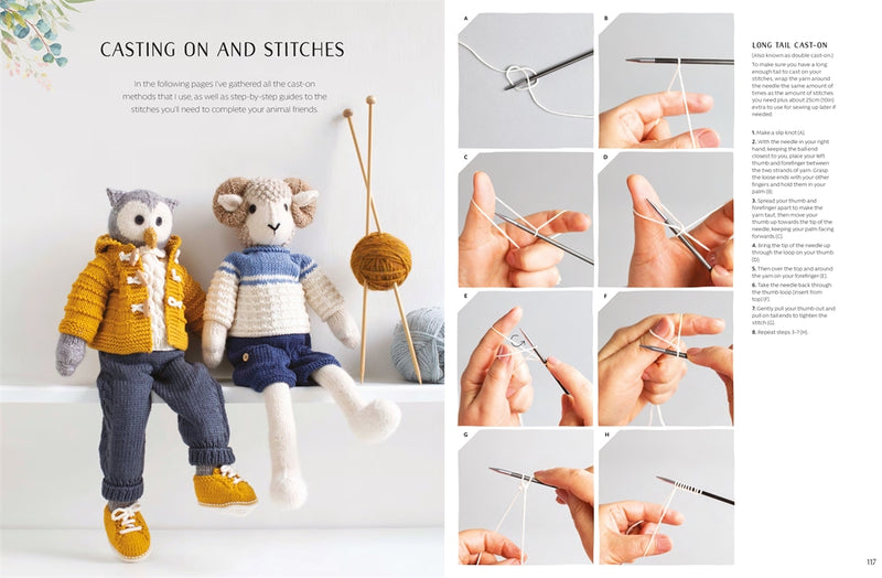 Knitted Animal Friends: Over 40 Knitting Patterns for Adorable Animal Dolls, Their Clothes and Accessories by Louise Crowther