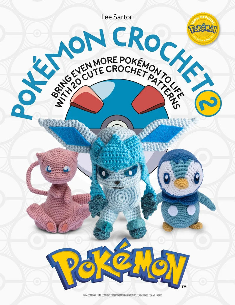 Pokémon Crochet Vol 2: Giv endnu flere Pokémon liv med 20 søde hæklemønstre af Lee Sartori