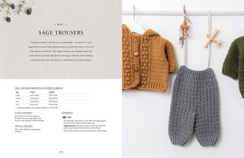 Tidløs tekstureret babyhækling: 20 hæklede hæklemønstre til babyer og småbørn af Vita Apala