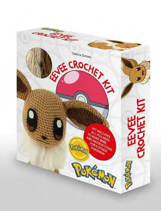 Pokémon Crochet Eevee Kit: Includes materials to make Snorlax and instructions for 5 other Pokémon