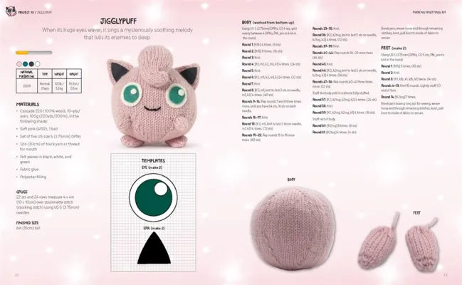 Pokémon Knitting: Bring your favorite Pokémon to life with 20 cute knitting patterns