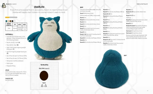 Pokémon Knitting: Bring your favorite Pokémon to life with 20 cute knitting patterns