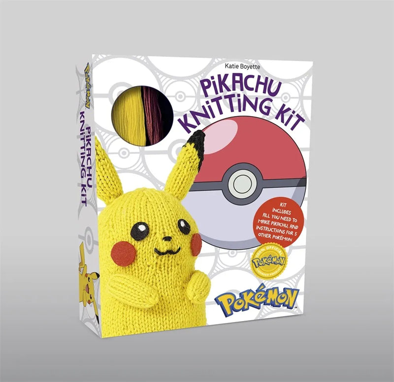 Pokémon Knitting Pikachu Kit: Kit indeholder alt hvad du behøver for at lave Pikachu og instruktioner til 5 andre Pokémon