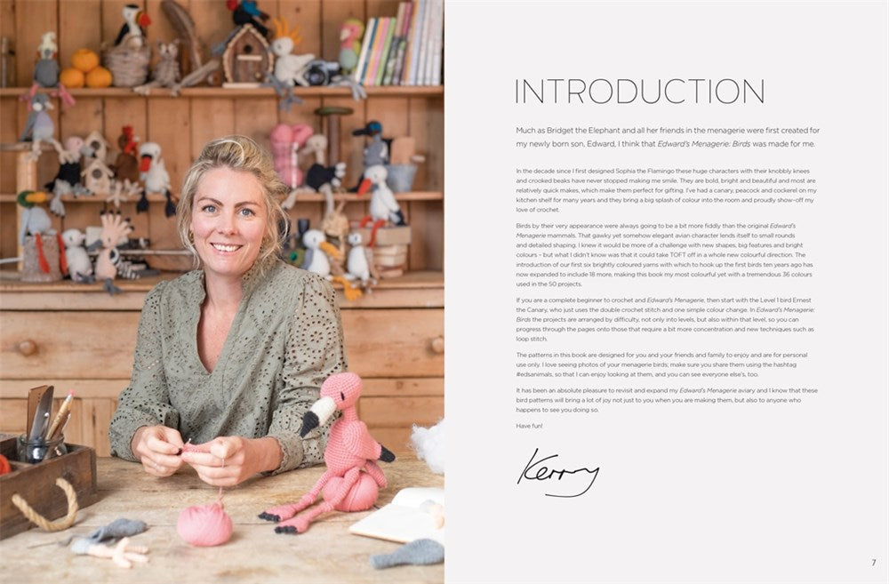 Edward’s Menagerie: Birds – New Edition: Over 50 easy-to-make soft toy bird crochet patterns by Kerry Lord
