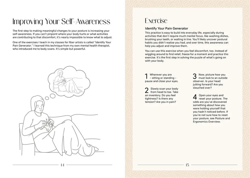 Craft Without Pain: Injury prevention and self-care for knitters and other makers