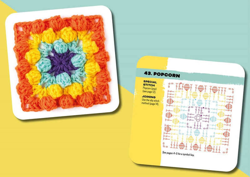 The Granny Square Card Deck: 50 mix and match designs by Claire Montgomerie