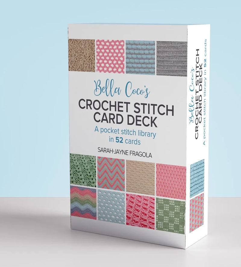 Bella Cocos Häkelstich-Kartenspiel: Eine Taschenstich-Bibliothek mit 52 Karten